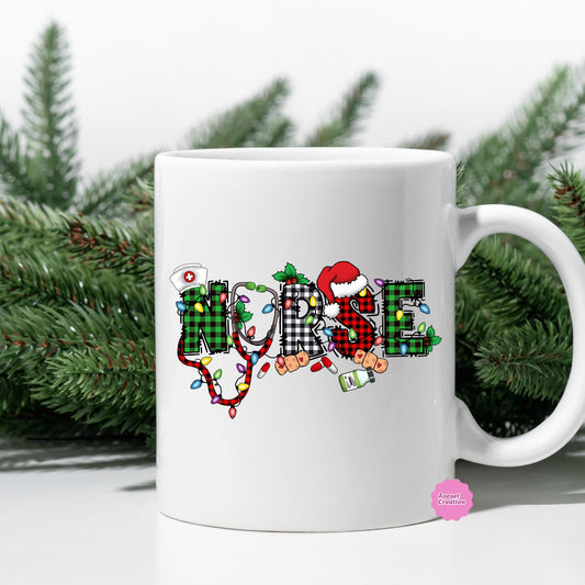 Nurse Christmas Mug